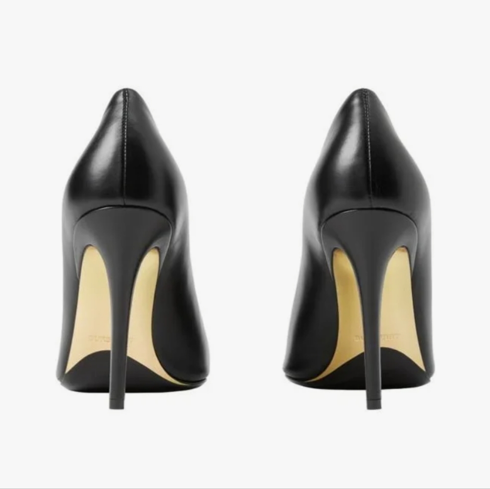 Burberry point pumps black size 6.5 - Picture 4 of 6